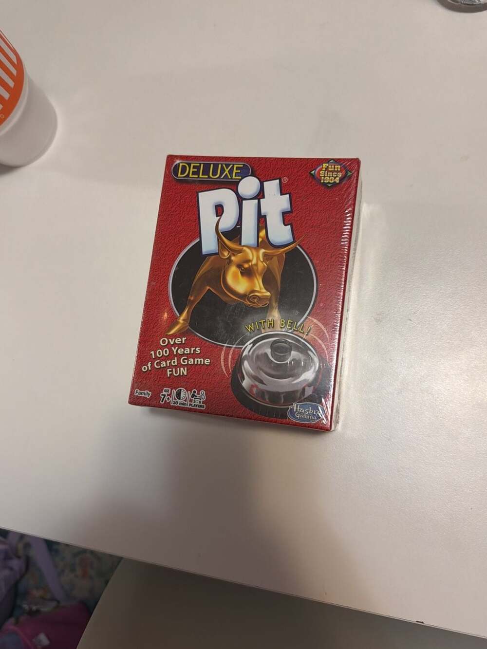 Pit Deluxe w/ Bell Corner The Market Card Game Family Fun Hasbro Gaming NOB READ